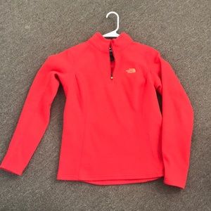 Quarter zip north face fleece